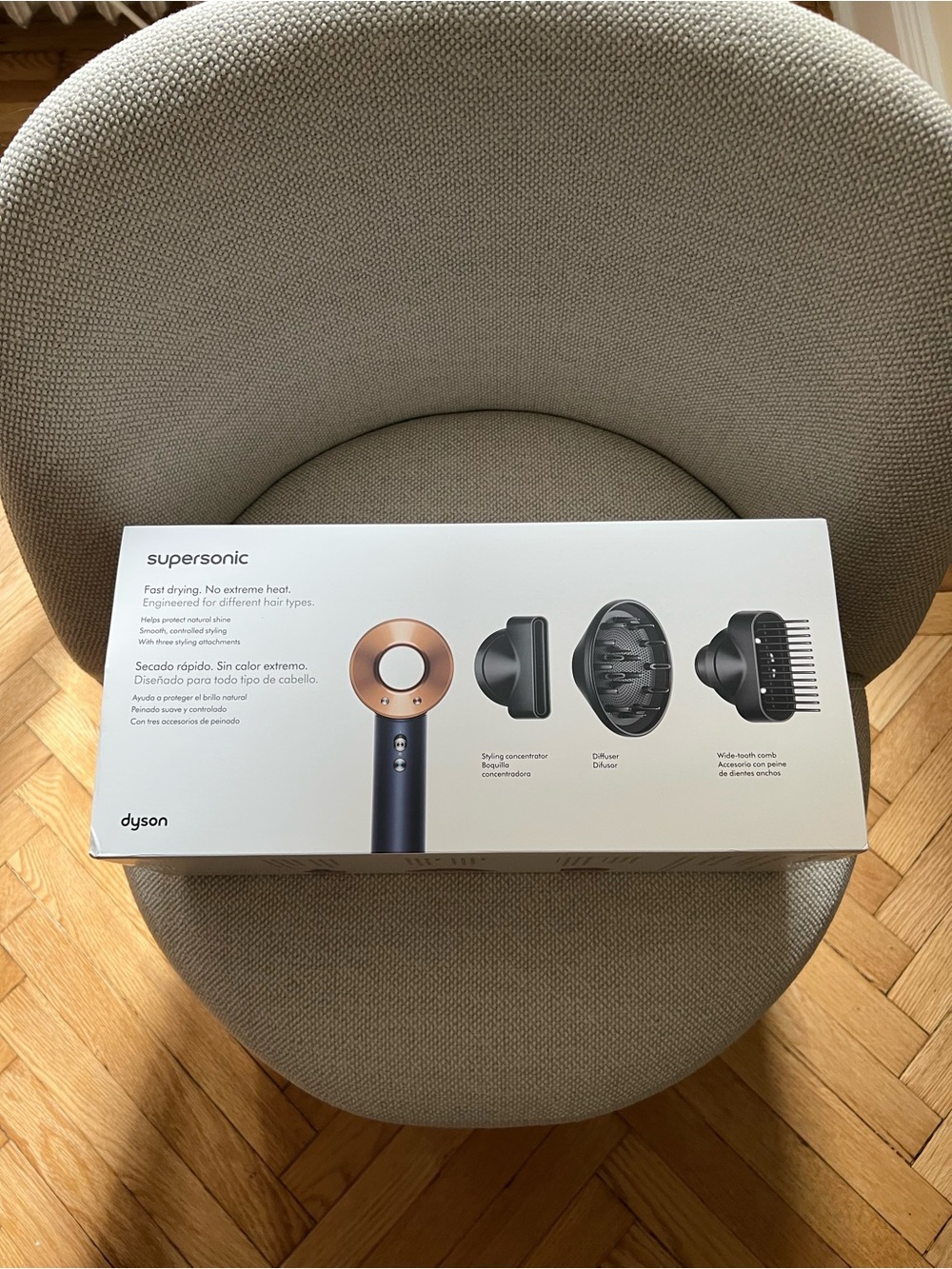 Navy Dyson Supersonic Hairdryer
